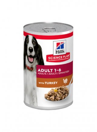 SP Canine Adult Turkey 370g lattina cs (607097)