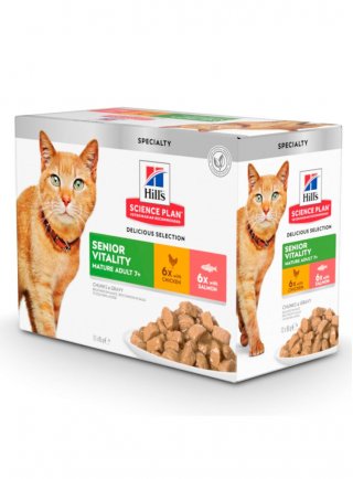 SP Feline MATURE Senior Vitality Multigusto 12x85g (605260 - 607620)