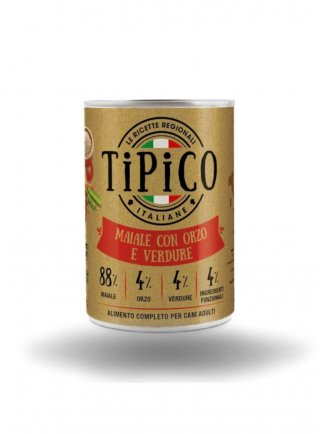 TIPICO FRIULI MAIALE ORZO VERDURE 400g - CANE