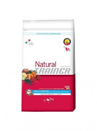 Trainer Natural Dog Medium Manzo, Riso e Ginseng