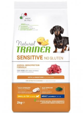 Trainer Natural Dog S&T Agnello Sensitive No Gluten