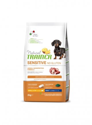 TRAINER Natural DOG S&T ANATRA 2Kg SENSITIVE No Gluten - in esaurim.