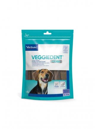 VEGGIEDENT FRESH 15stick cane Tg. M 10-30Kg 350g