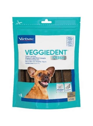 VEGGIEDENT FRESH 15stick cane Tg. XS <5Kg 120g