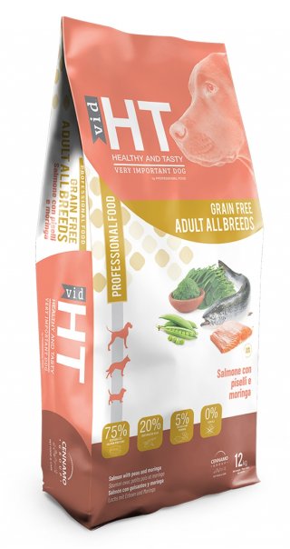 HT DOG GRAIN FREE ADULT SALMONE 12KG