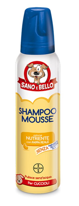 Shampoo Mousse Cuccioli pappa reale 300 ml